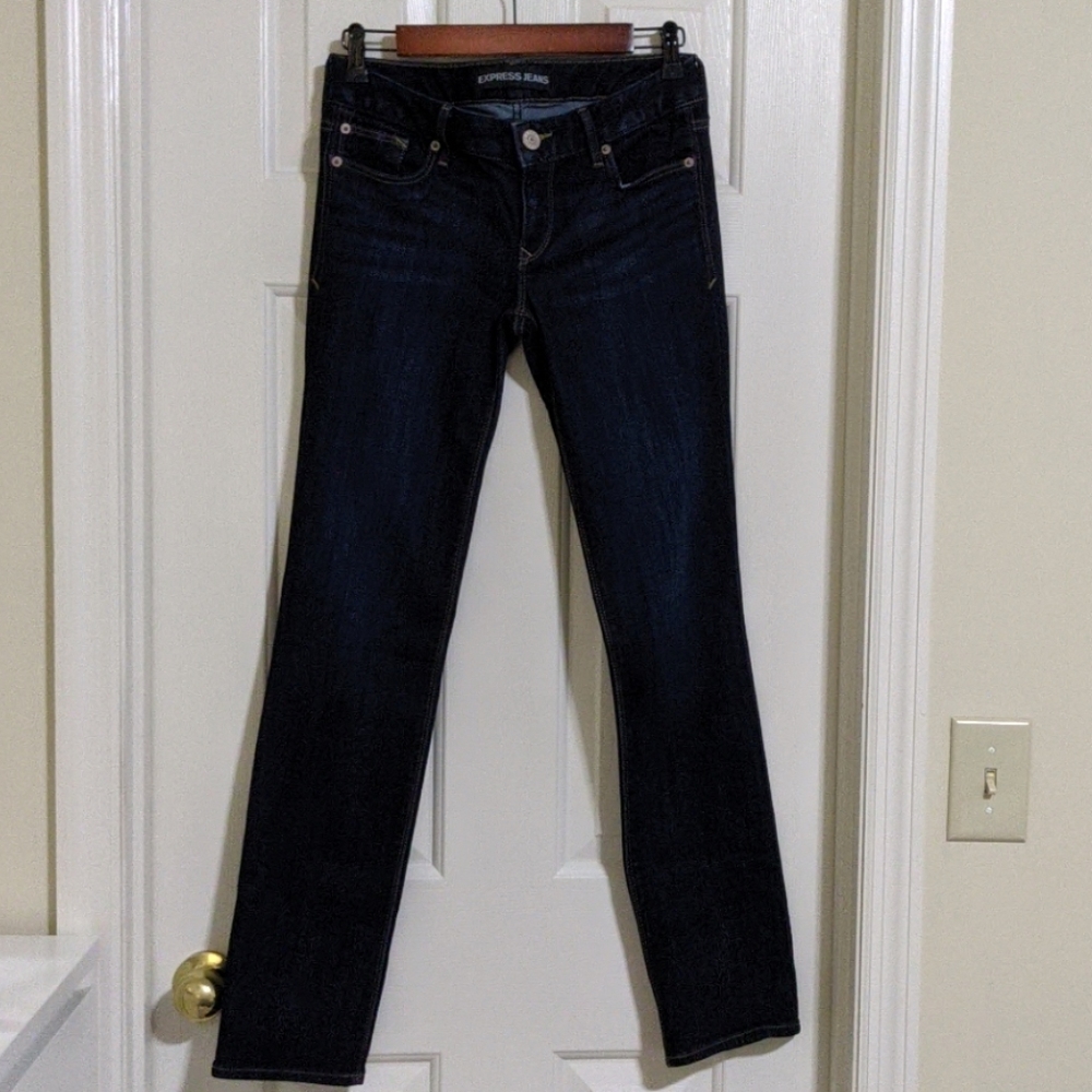 Express Low Rise Skinny Jeans sz 2R
